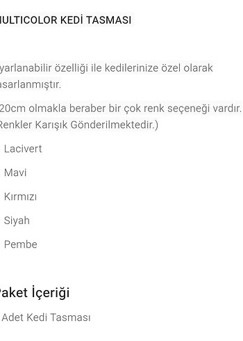 Renkli Kedi Tasması Seti - Görsel 2