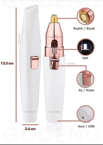 Blawless 2'si 1 Arada Kas ve Yüz
Sekillendirme Cihazı - Görsel 6