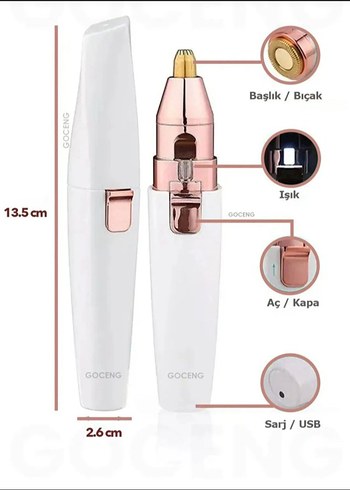Blawless 2'si 1 Arada Kas ve Yüz
Sekillendirme Cihazı - Görsel 3