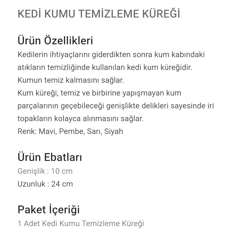 Renkli Kedi Kumu Kürekleri - Görsel 4