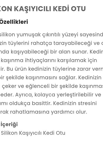 silikon kaşıyıcılı kedi otu - Görsel 5