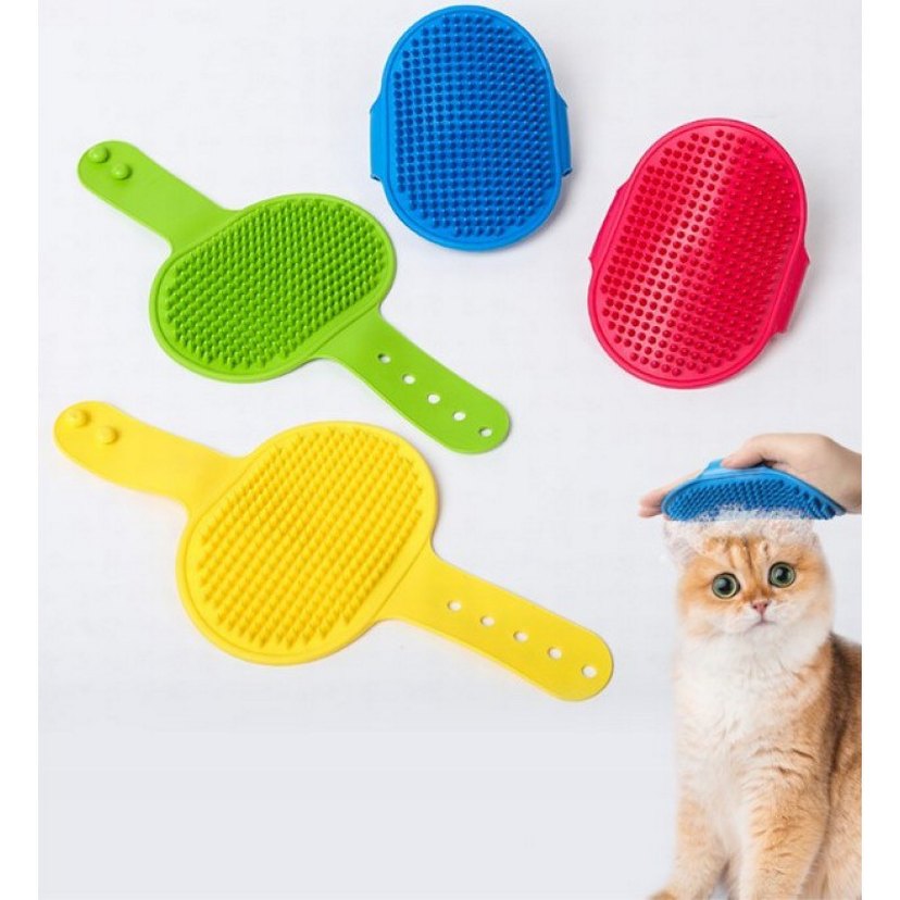 Evcil hayvan silikon tüy toplama yıkama fırçası - Görsel 3