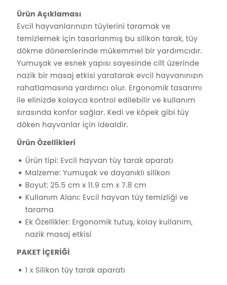 Evcil hayvan silikon tüy toplama yıkama fırçası - Görsel 4