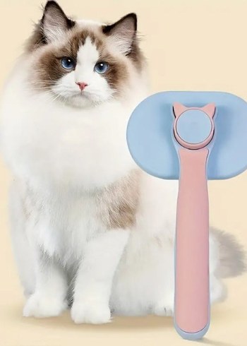 kedi ve köpekler için kendini temizleyen tüy fırçası - Görsel 2