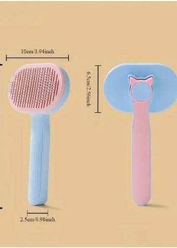 kedi ve köpekler için kendini temizleyen tüy fırçası - Görsel 3