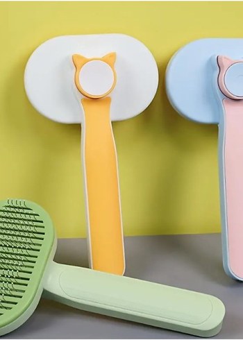 kedi ve köpekler için kendini temizleyen tüy fırçası - Görsel 4