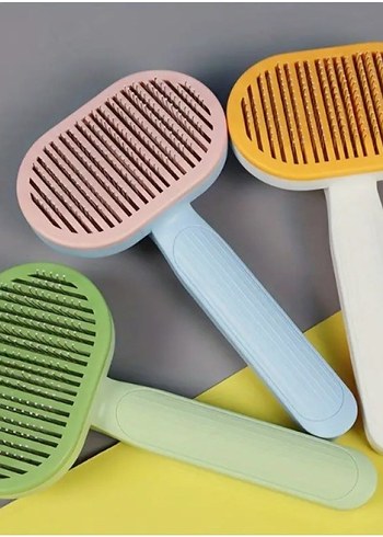 kedi ve köpekler için kendini temizleyen tüy fırçası - Görsel 7