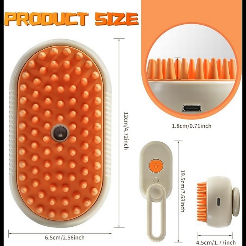 kedi köpek buharlı ped tarağı - Görsel 3