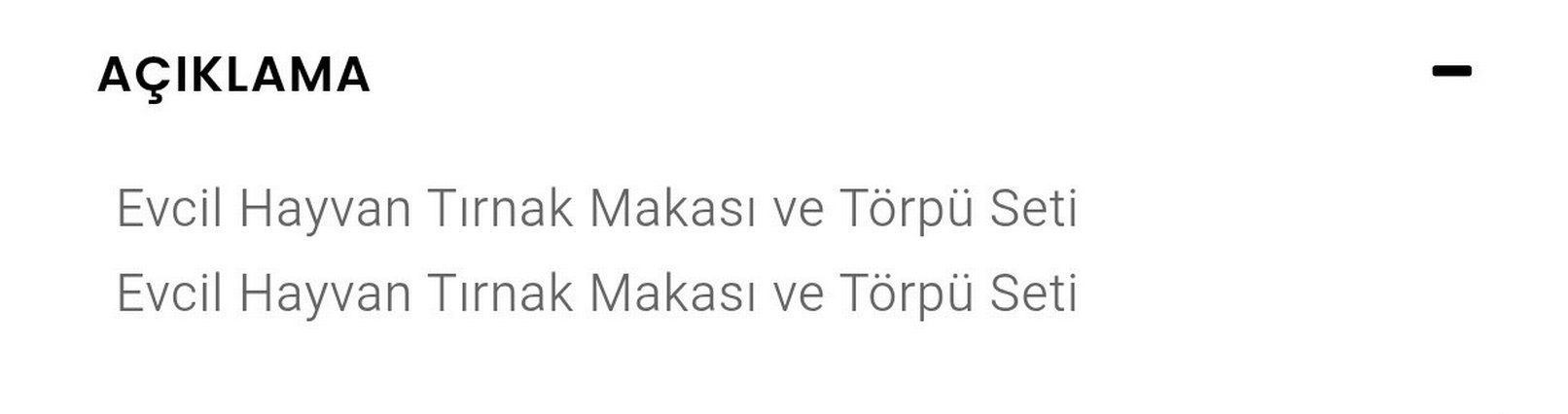Evcil hayvan Tırnak Makası ve Törpü Seti - Görsel 3