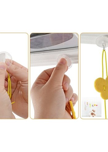 Renkli Kedi Oyuncağı Askılı Sarı - Görsel 2