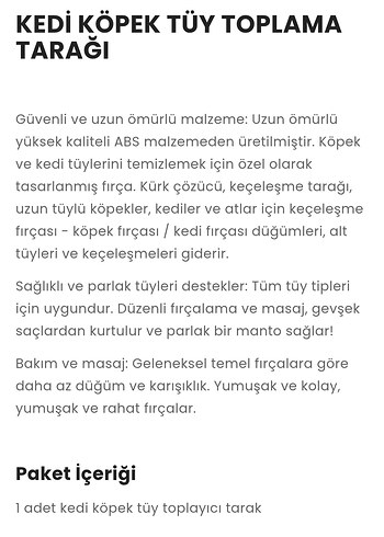 Kedi Tüyü Toplama Fırçası - Görsel 7