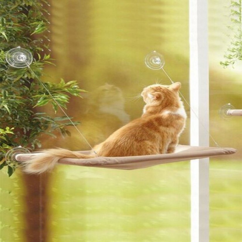 Cama Asılan Pencere Kedi Hamak - Görsel 3