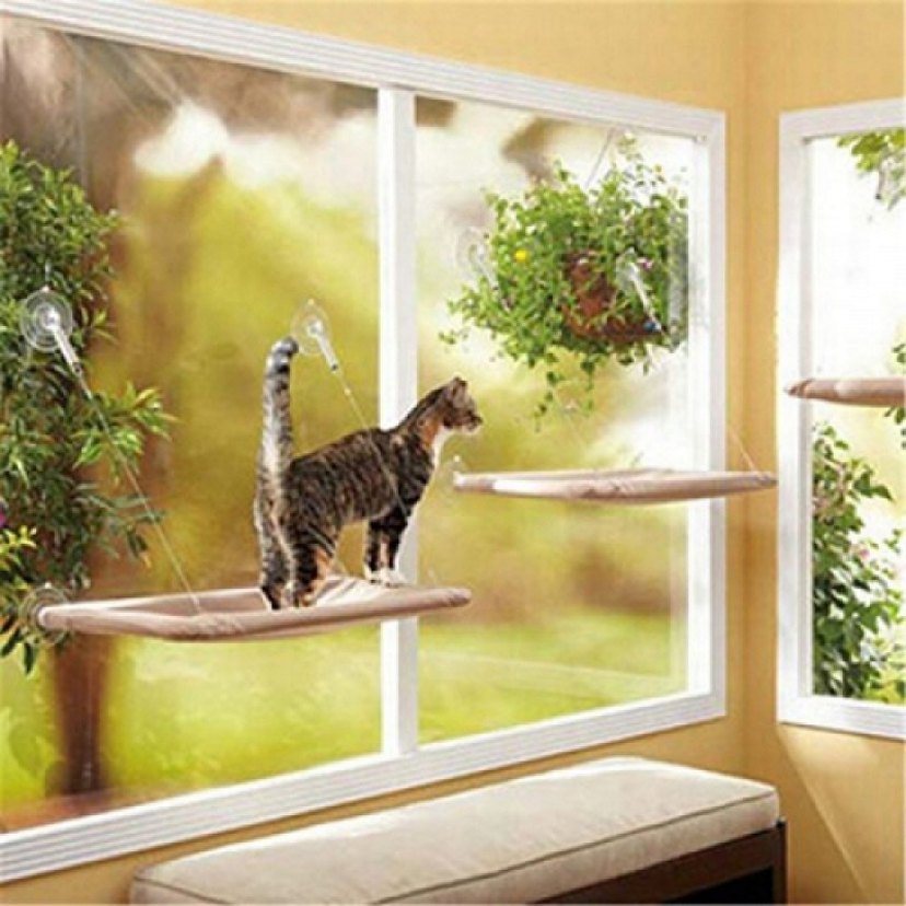 Cama Asılan Pencere Kedi Hamak - Görsel 4
