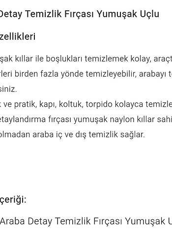 Bej ve Gri Araç Detay Temizlik Fırçası - Görsel 6