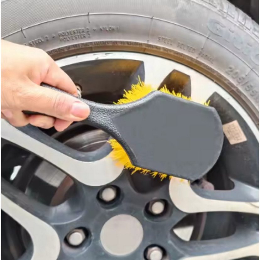 Sarı Jant Temizlik Fırçası - Görsel 2