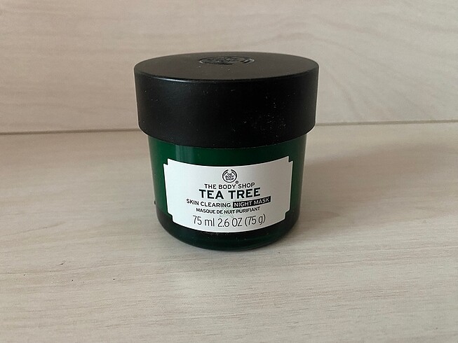 Çay ağacı gece maskesi tea tree