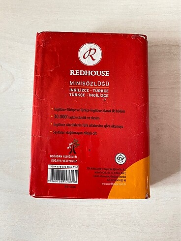 Redhouse ingilizce türkçe sözlük - Görsel 2