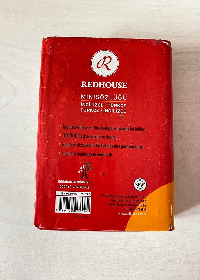 Redhouse ingilizce türkçe sözlük - Görsel 2