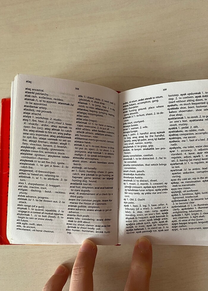 Redhouse ingilizce türkçe sözlük - Görsel 3