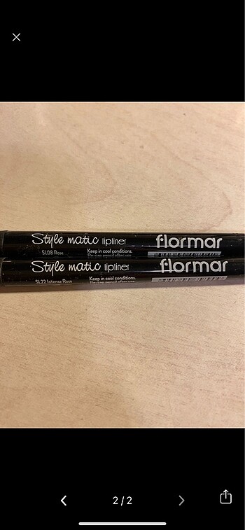 Flormar Flormar lipliner rose ve intense rose