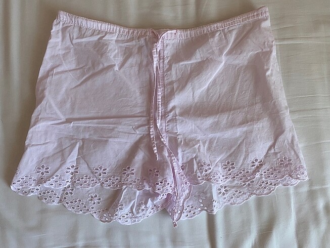 Oysho pudra pembe pijama altı şort