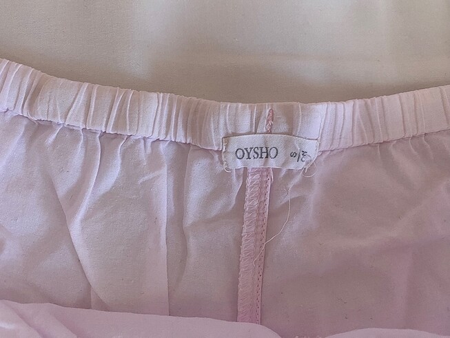 Oysho Oysho pudra pembe pijama altı şort