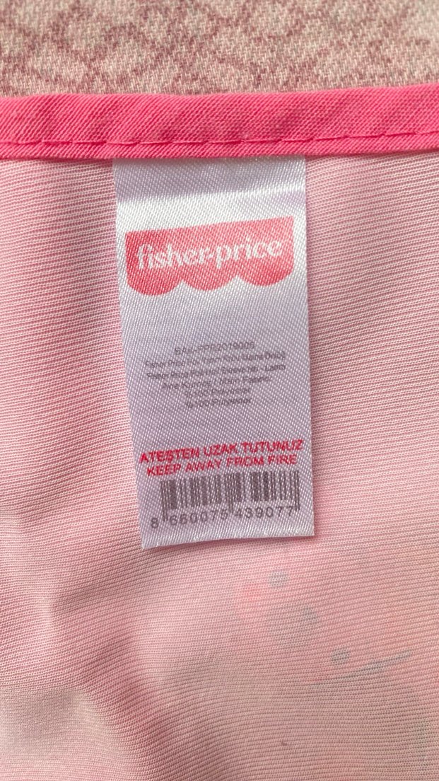 Pembe Desenli Bebek Önlüğü - Görsel 3