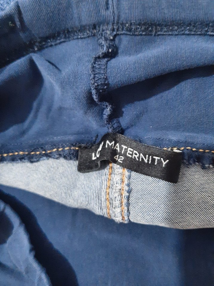 Mavi Slim Fit Hamile Kot Pantolon - Görsel 2