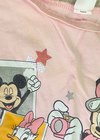 Kız Çocuk Baskılı Tişört Seti, Kısa Kollu - Görsel 2