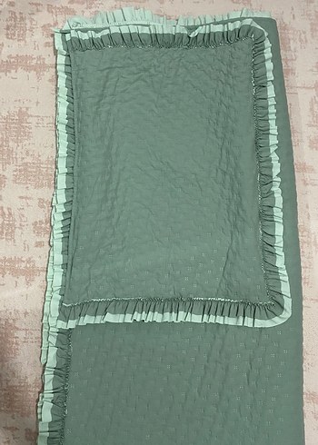 Haki Karaca Home Yatak Örtüsü - Görsel 2