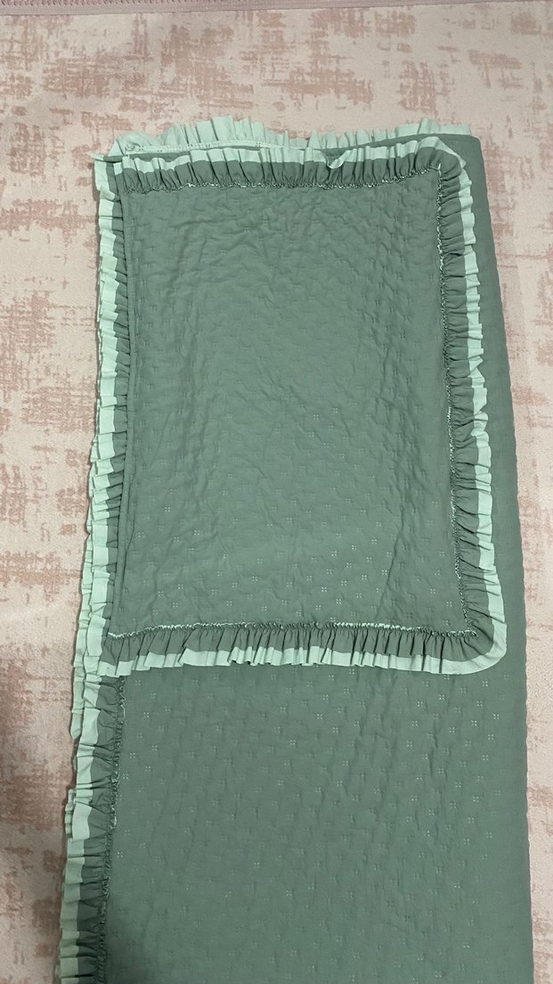 Haki Karaca Home Yatak Örtüsü - Görsel 2