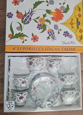 6li porselen fincan takimi