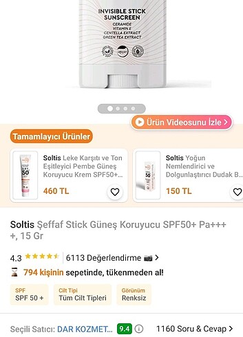 Güneş kremi (stick) - Görsel 5