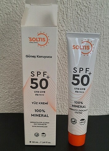 Diğer Mineral 50 spf soltis güneş kremi