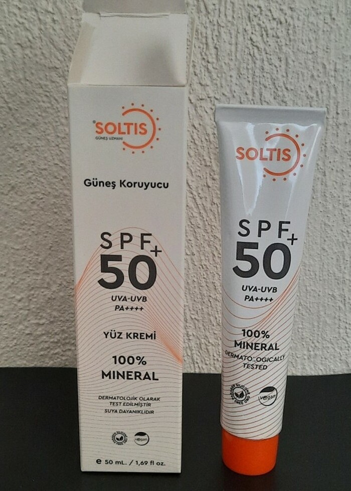 Mineral 50 spf soltis güneş kremi - Görsel 2