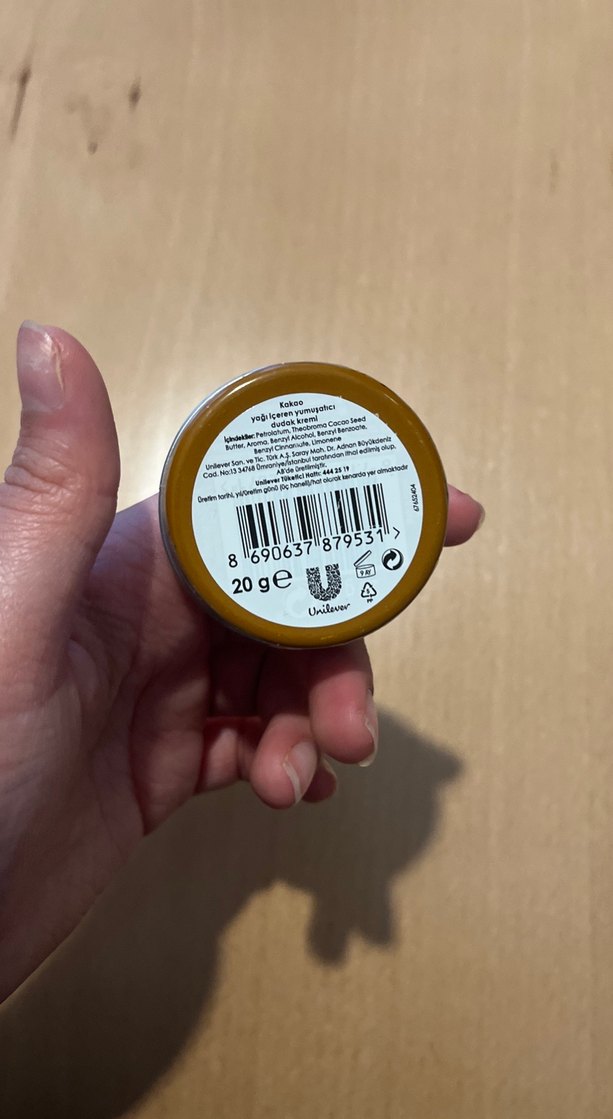 Vaseline Lip Therapy Cocoa Butter 20g - Görsel 3