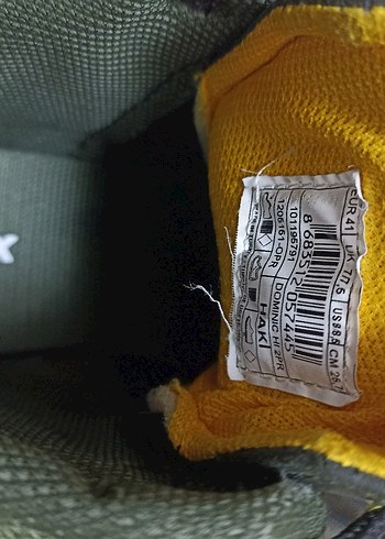 Gri Haki Sarı Erkek Outdoor Botları Yılan Desenli TOREX Marka - Görsel 8