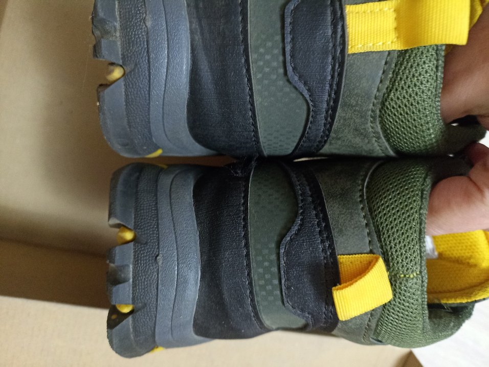 Gri Haki Sarı Erkek Outdoor Botları Yılan Desenli TOREX Marka - Görsel 5