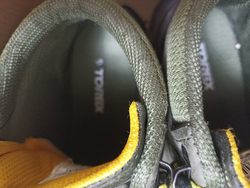 Gri Haki Sarı Erkek Outdoor Botları Yılan Desenli TOREX Marka - Görsel 3