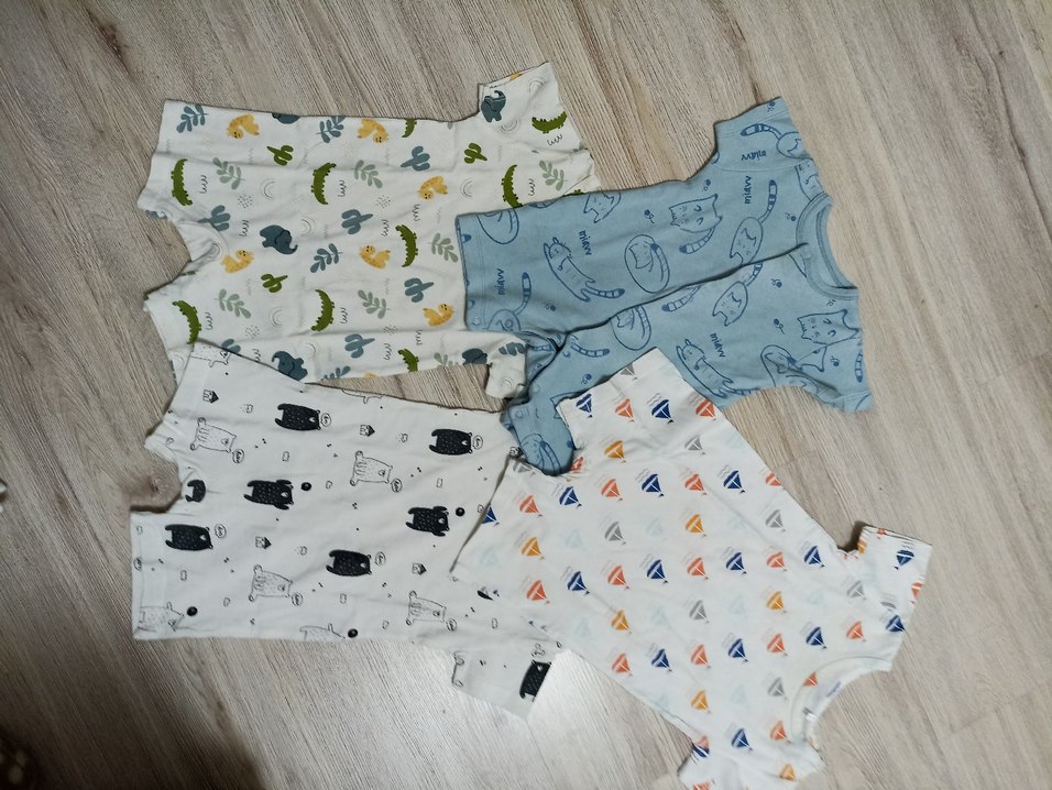 Beyaz Bebek Atlet ve Body Seti - Görsel 2