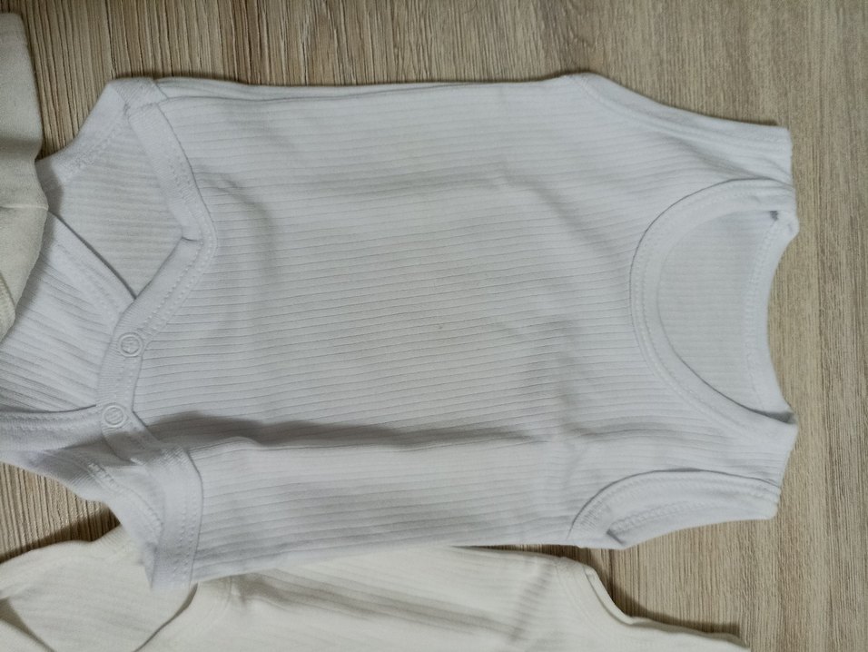 Beyaz Bebek Atlet ve Body Seti - Görsel 5