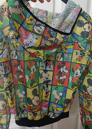 Renkli  Desenli File Ceket - Görsel 3