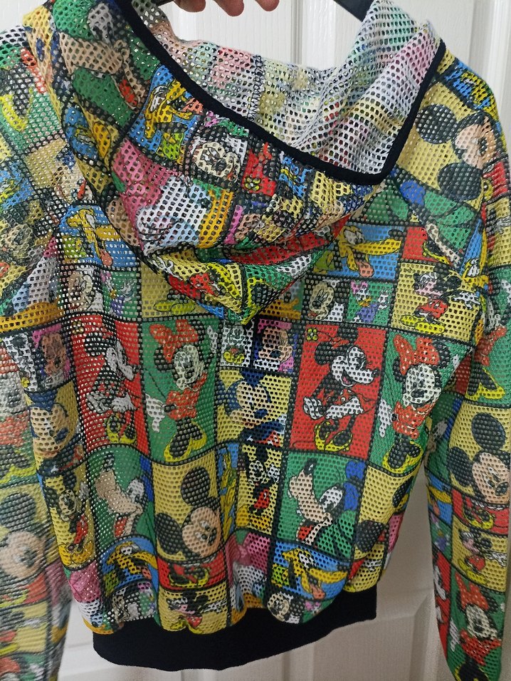 Renkli  Desenli File Ceket - Görsel 3