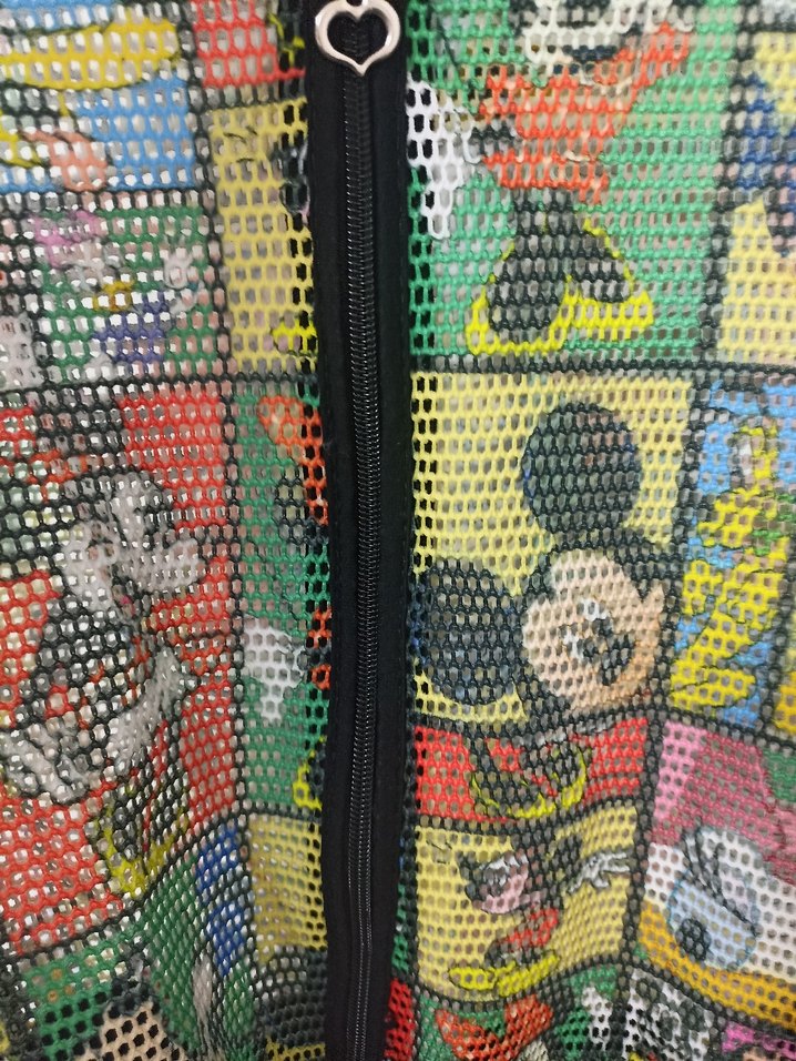 Renkli  Desenli File Ceket - Görsel 5