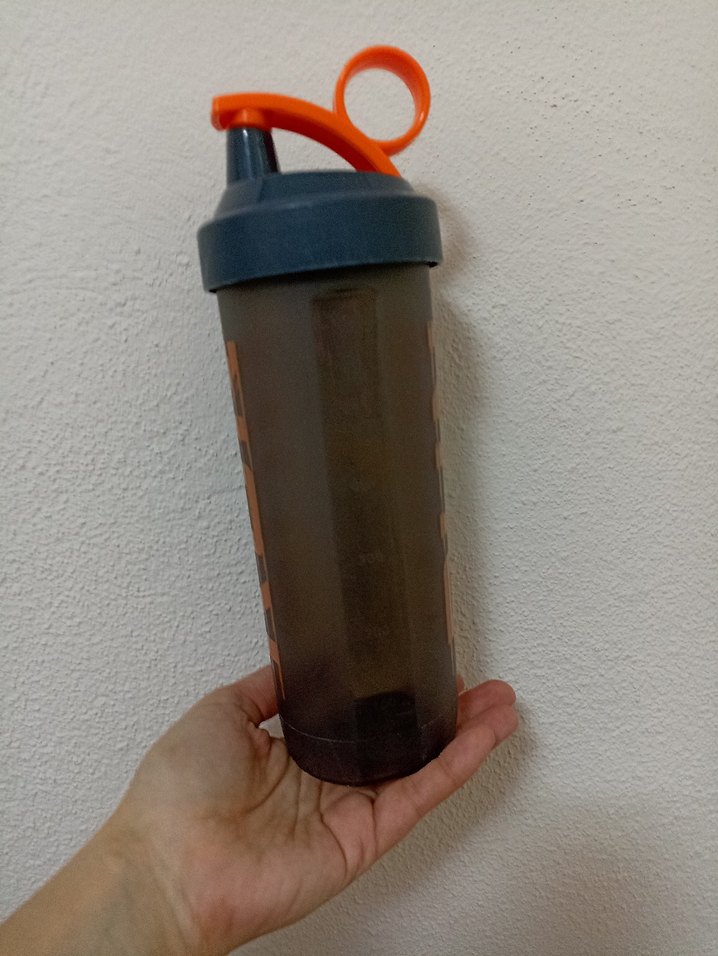 Turuncu Kapaklı Koyu Renkli Şu Matarası - Görsel 2