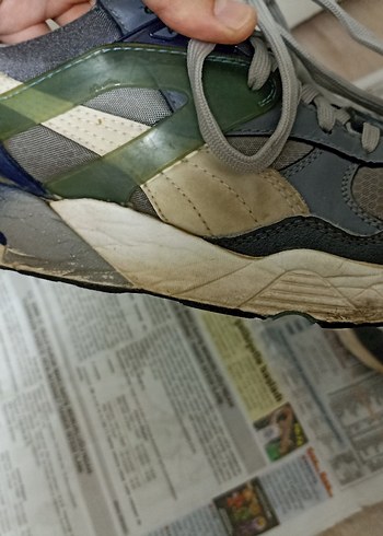 Gri Puma Erkek Spor Ayakkabı Bağcığı - Görsel 6