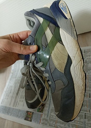 Gri Puma Erkek Spor Ayakkabı Bağcığı - Görsel 5