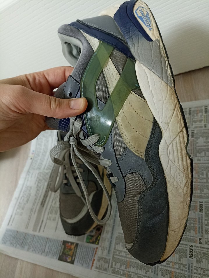 Gri Puma Erkek Spor Ayakkabı Bağcığı - Görsel 5