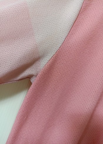 Pembe Uzun Kollu Midi Triko Tunik - Görsel 6