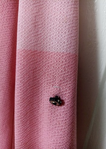 Pembe Uzun Kollu Midi Triko Tunik - Görsel 4